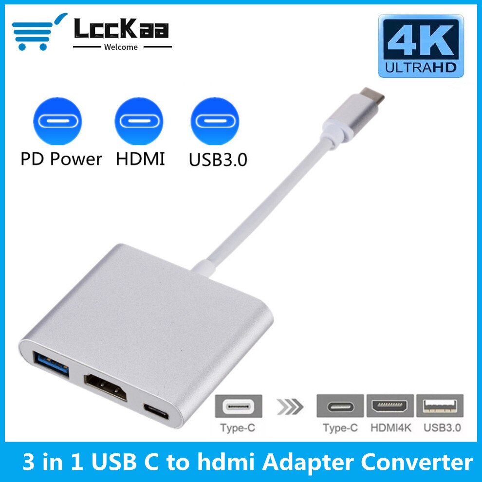 LccKaa 3  1 USB-C-HDMI ȣȯ ̺ ȯ, Ｚ ..